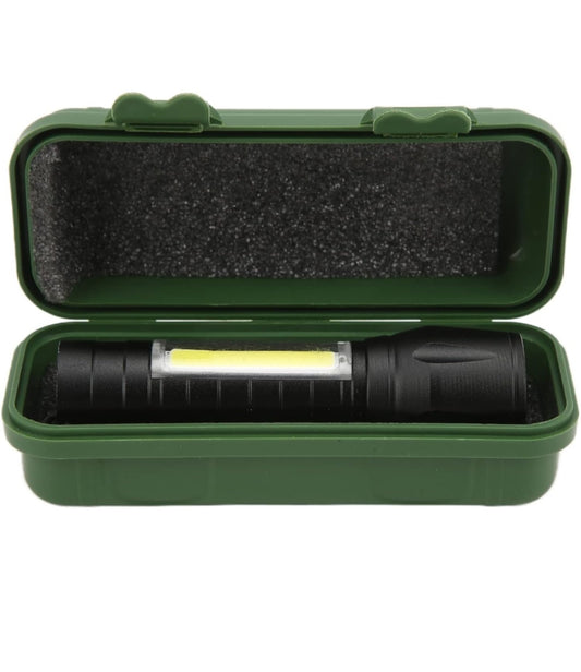 LED Mini Tactical Torch Rechargeable Flashlight Portable USB Charging Flashlight