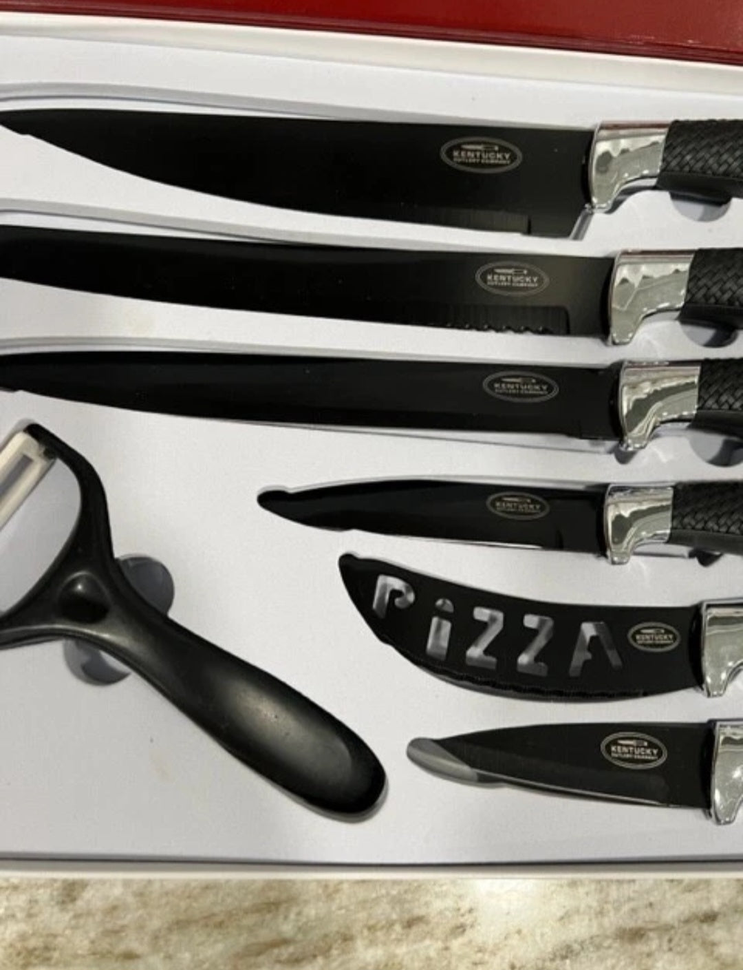 Kentucky Cutlery Company 7 Piece Kitchen Knife Set NEW