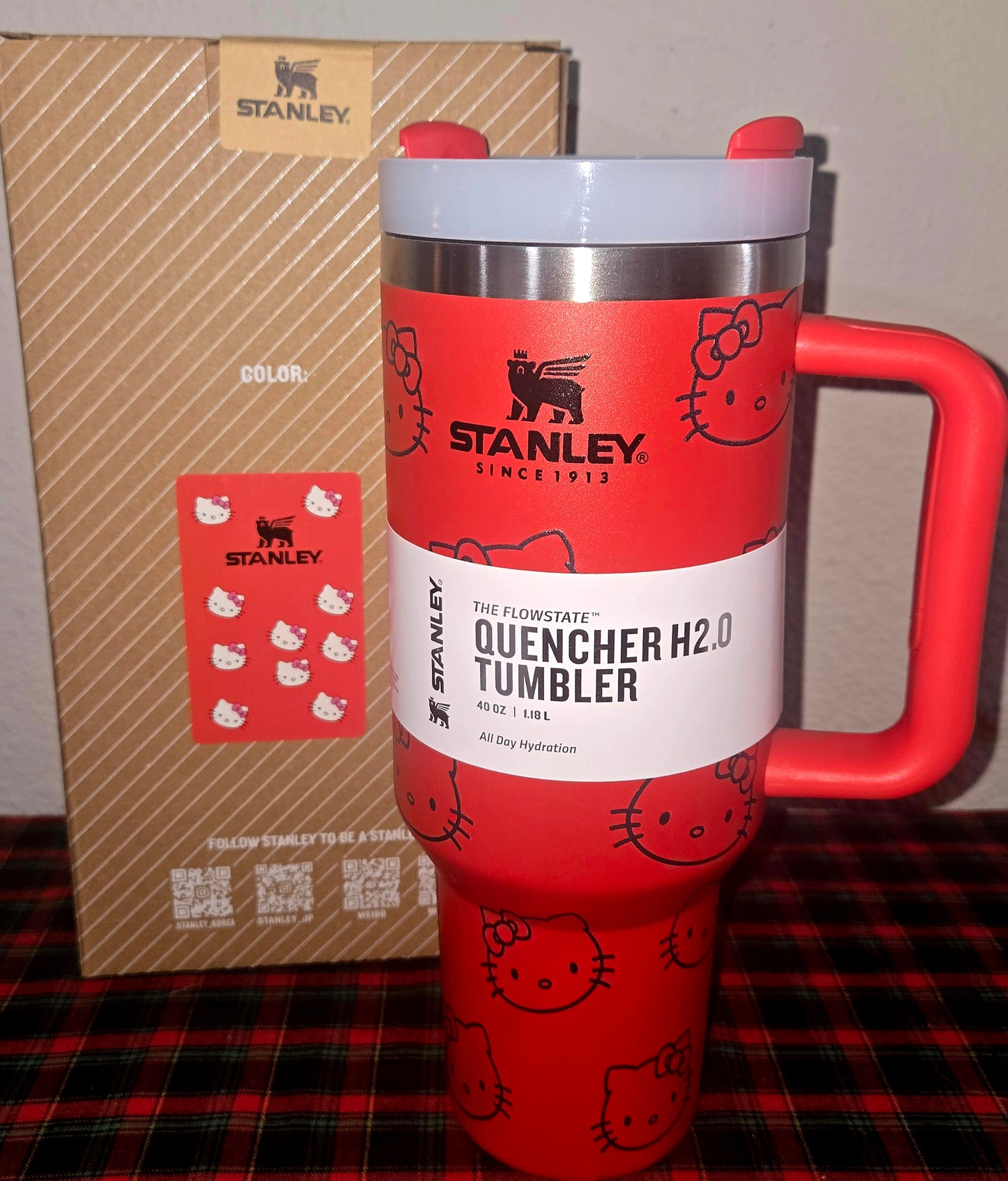 40oz Red Hello Kitty Tumbler