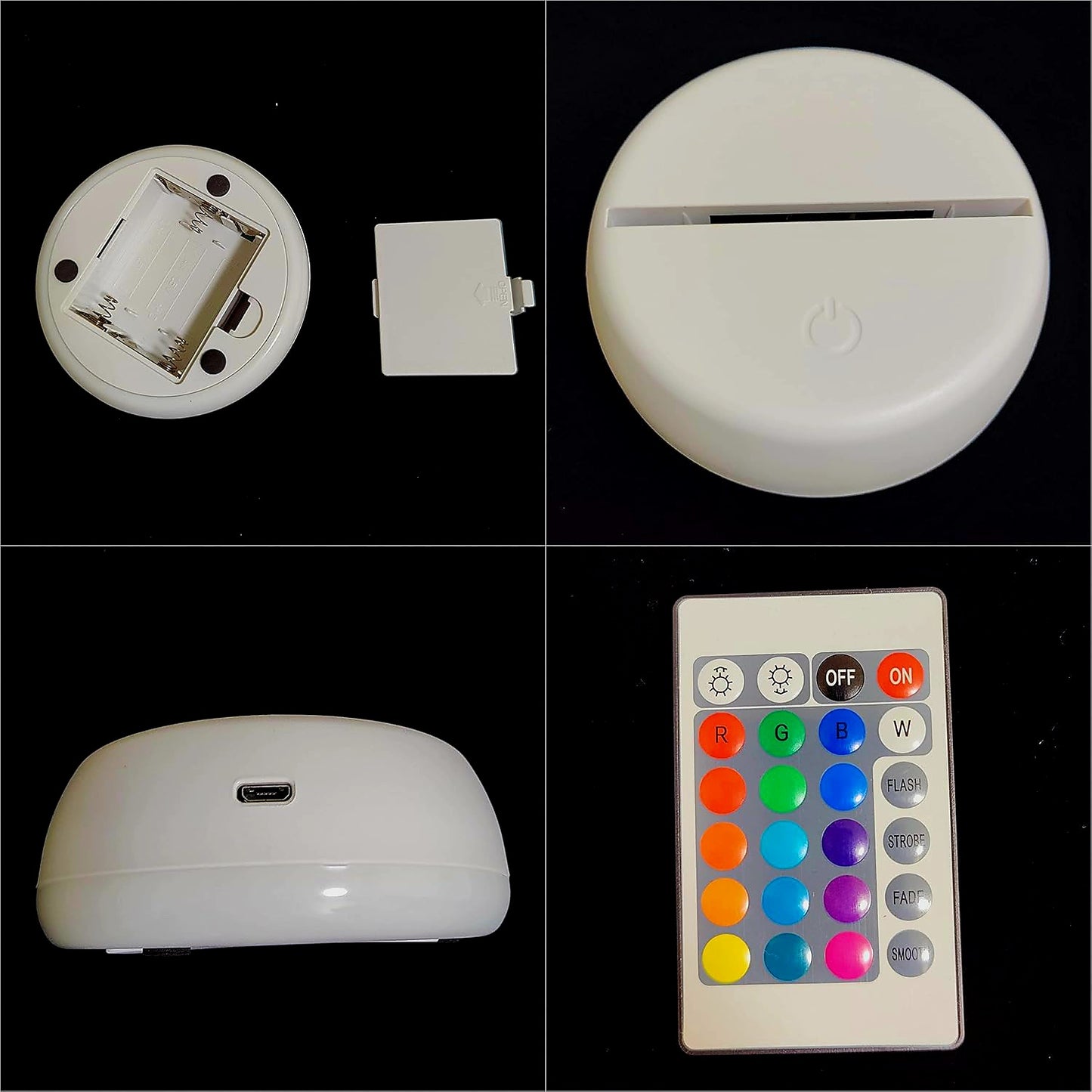 Acrylic Dry Erase Board with Stand as a Glow Memo LED Letter Message Board Note Glass Led Board White Board with Multicolor Light with Remote Control Valentine