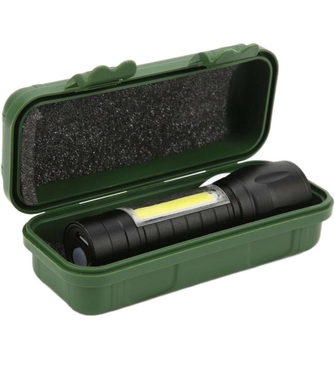 LED Mini Tactical Torch Rechargeable Flashlight Portable USB Charging Flashlight