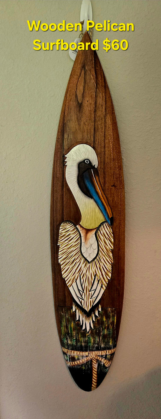 39" PELICAN Decorative SURF BOARD