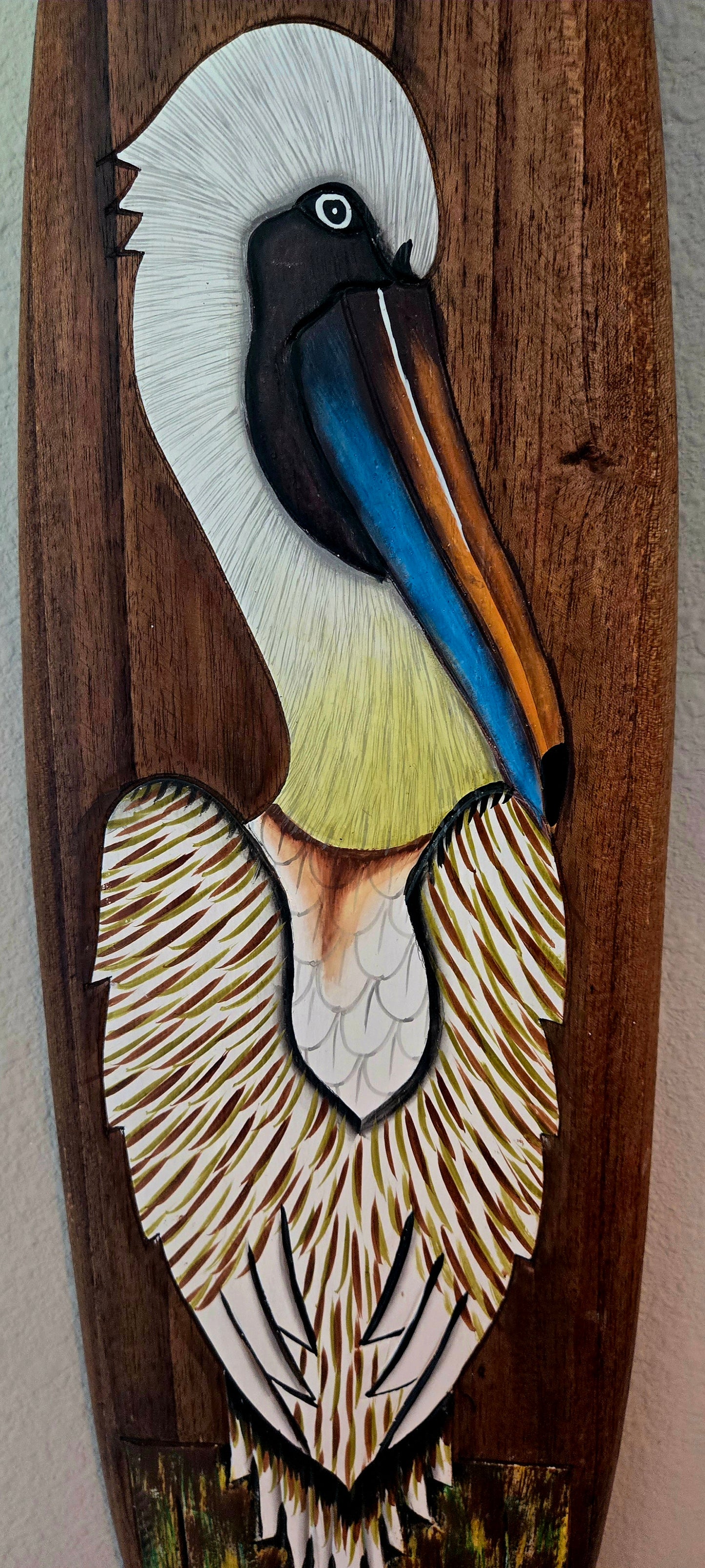 39" PELICAN Decorative SURF BOARD